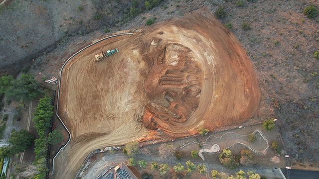 Property Being Graded for Single-family Home